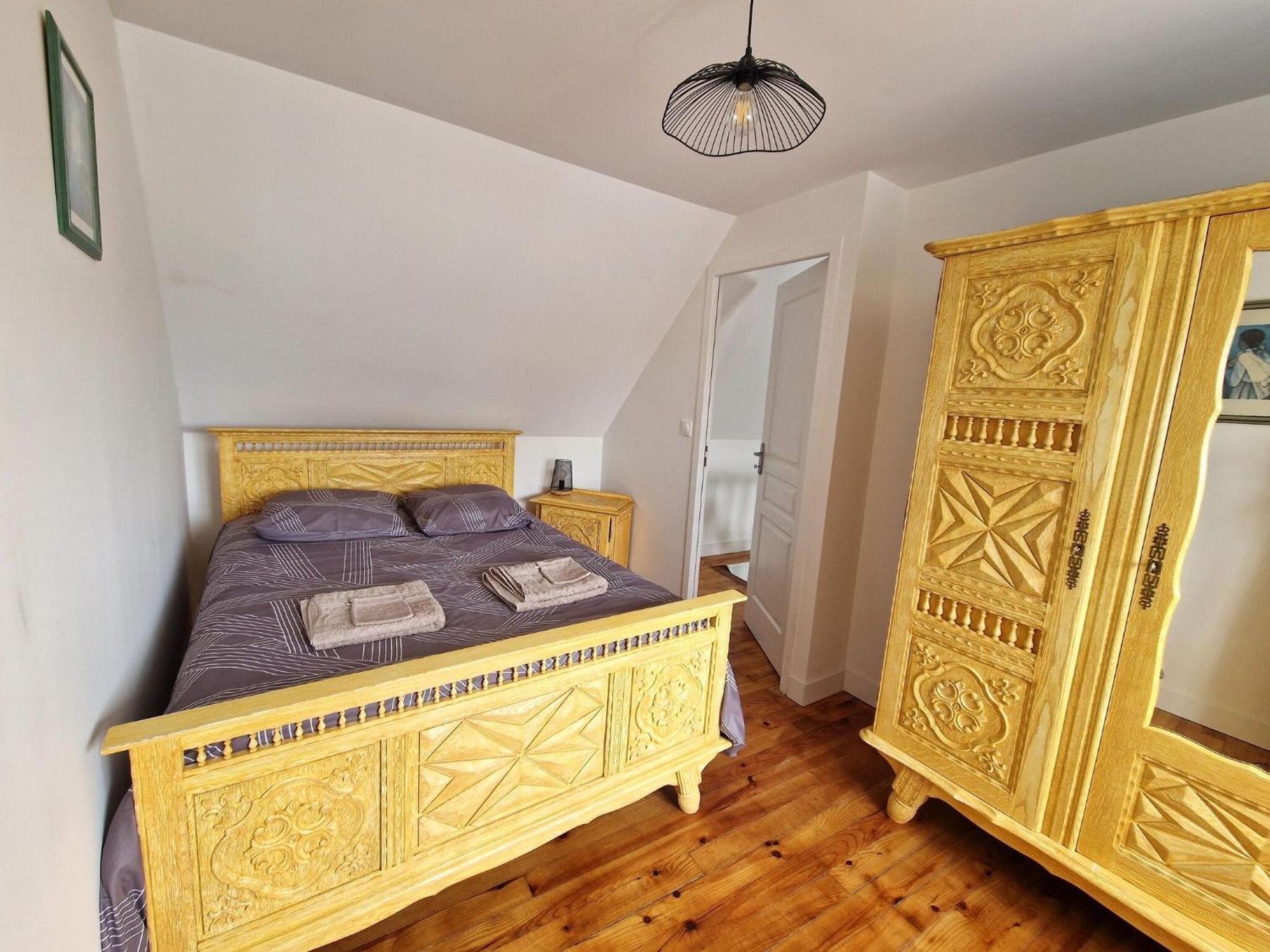 Holiday Home In The Countryside Near The Beach Guerlesquin Extérieur photo